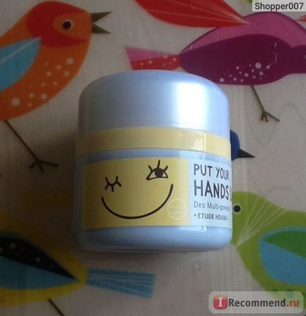 Дезодорант-антиперспірант etude house put your hands up deo multi-powder - «пудра для пахв