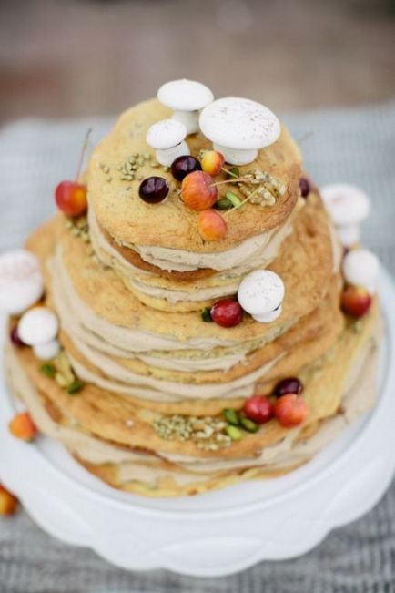 Gust de casă de tort de nuntă de pancake