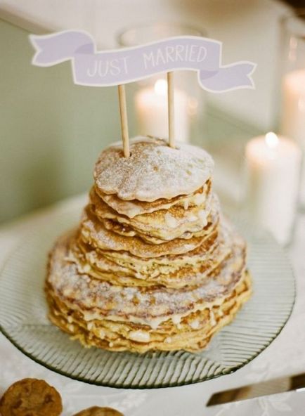 Gust de casă de tort de nuntă de pancake