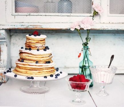 Gust de casă de tort de nuntă de pancake
