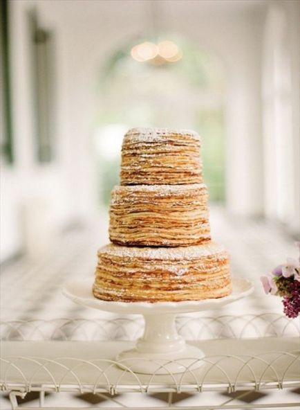 Gust de casă de tort de nuntă de pancake