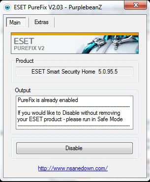 Eset purefix 2012, hacking antivirus