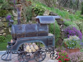 Fotografie de mangal de stradă în țara de cărămidă și metal