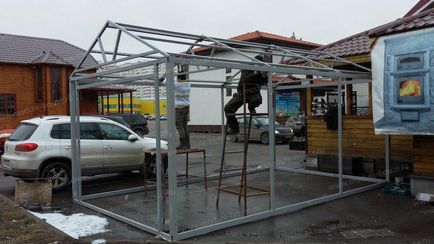 Garaje din panouri sandwich, prefabricate din metal prefabricate - constructie si vanzare