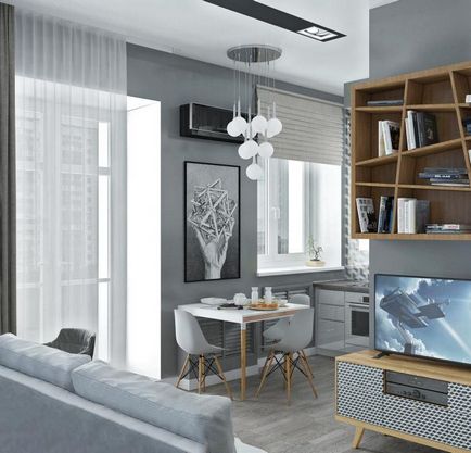 Apartamente interioare pentru personalitate creativa de la Yandex - proiect din interiorul yurov-interior