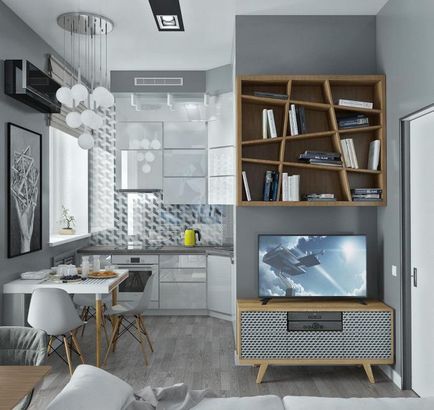 Apartamente interioare pentru personalitate creativa de la Yandex - proiect din interiorul yurov-interior