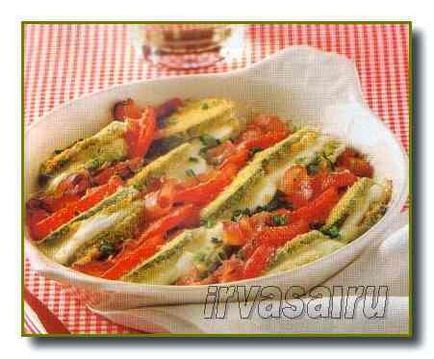 Кабачки запечені з помідорами і сиром моцарелла - рецепти іспанської кухні