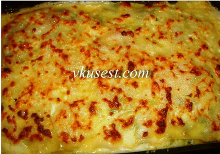Főzni lasagna sajttal, főzni otthon