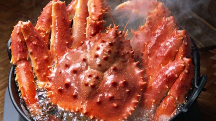 Cum să gătești un crab live rege, un magazin online de pește și fructe de mare
