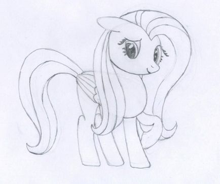 Як намалювати my little pony олівцем поетапно