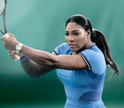 Cum a pierdut în greutate Serena Williams în 2016, o fotografie a unui jucător de tenis