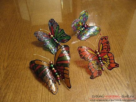 Cum să creați un fluture frumos din plastic cu propriile mâini
