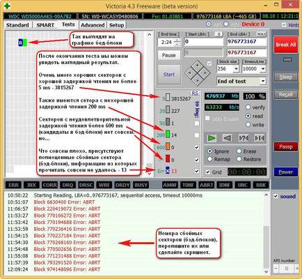 Cum de a crea o unitate flash USB bootabilă cu programul victoria și cum să scapi de sectoarele rele