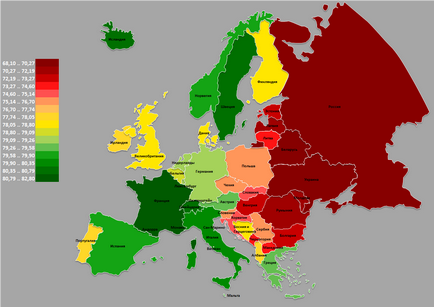 Карта Європи