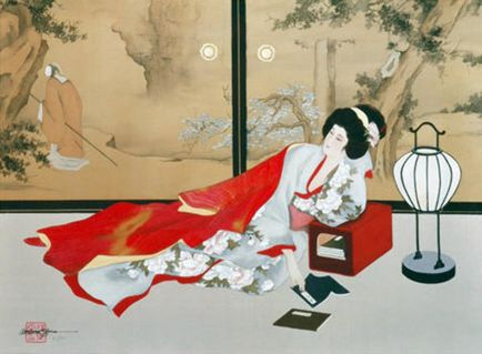 Китайський живопис чарівні картини на шовку