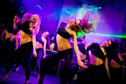 Club táncok St. Petersburg, órák, órák, képzés