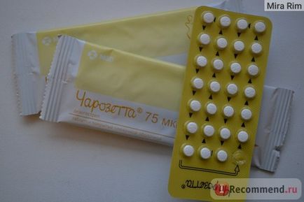 Contraceptive organon charozette - 
