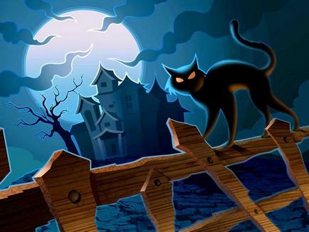 Pisici și Halloween - semne, credințe și daruri, orașul pisicilor