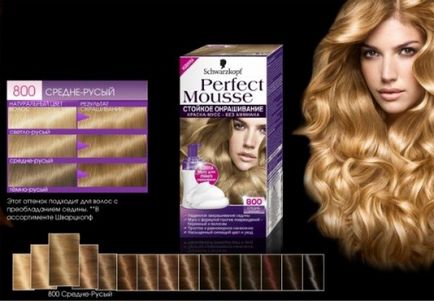 Фарба мус для волосся schwarzkopf perfect mousse палітра