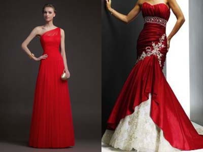 Red esküvői ruha korszak divat ébredés