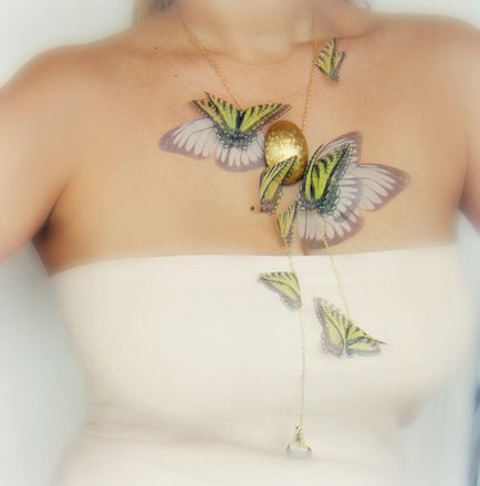Краса природи елегантні прикраси з крил метеликів