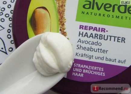 Hair Tejszín Alverde natúrkozmetikumok helyreállítása avokádó és shea vaj (javítás-haarbutter