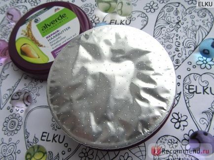 Крем-масло для волосся alverde naturkosmetik відновлює авокадо і масло ши (repair-haarbutter