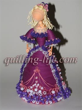 Doll cu mâinile proprii în tehnica quilling