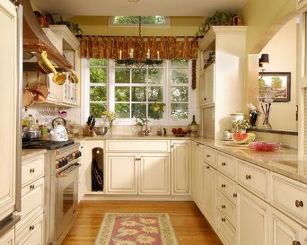 Bucătărie într-o fotografie din lemn de design