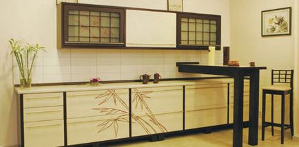 Кухня в ориенталски стил (51 снимки) как да проектирате японски интериор със собствените си ръце, това, което