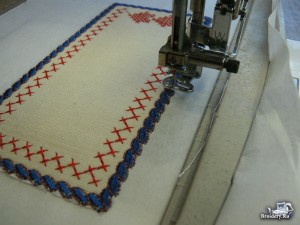 Etichete textile de broderie de mașină cu mâinile proprii