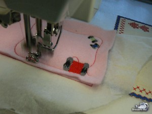 Etichete textile de broderie de mașină cu mâinile proprii