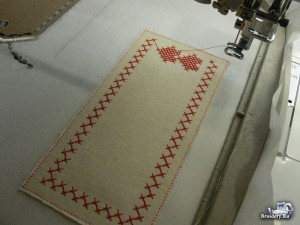 Etichete textile de broderie de mașină cu mâinile proprii