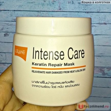 Mască pentru păr lolan mască de reparație de îngrijire intensivă pentru cheratină - «cunoștință cu cosmeticele thailandeze pentru