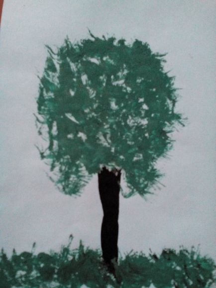 Maestru de clasă pe desenul netradițional de copaci