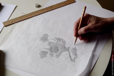 Mesterkurzus Severodvinsk festett vágódeszka - Fair Masters - kézzel készített, kézzel készített (tempera festékek) Mesterkurzus Severodvinsk festett vágódeszka - Fair Masters - kézzel készített, kézzel készített