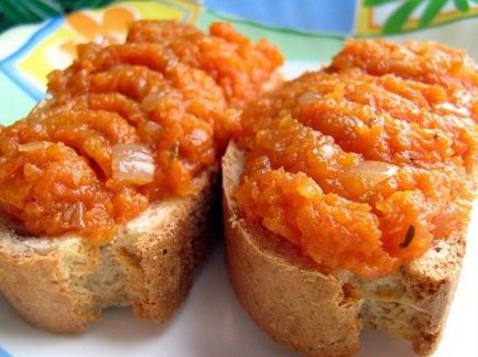 Caviar de morcov pentru iarna - retete cu fotografie
