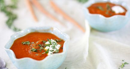Морквяно-томатний суп