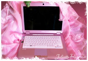 Primul laptop laptop Sony (vgn-cs11sr), care trăiesc în rețeaua de flori ~ design
