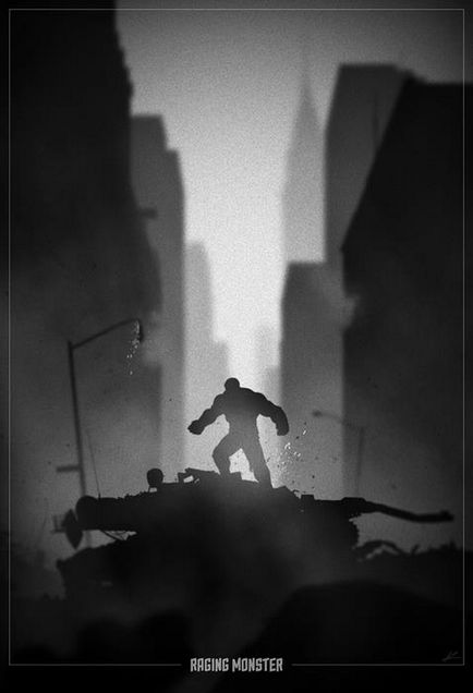 Foarte întunecat poster Knight Noir cu super-eroi de la marko manev