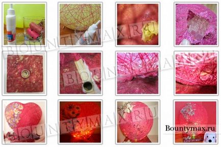 Оригінальний світильник з ниток своїми руками