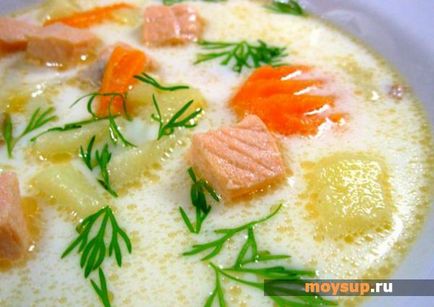 Відмінний рецепт фінського рибного супу з вершками