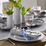 Великодній декор серветок і тарілок, 70 ідей для сервірування столу