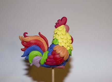 Rooster a saját kezével fotó és lépésről lépésre, a mester osztály (kéz) Rooster a saját kezével fotó és lépésről lépésre, a master class