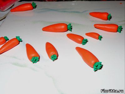 Artizanat din morcovi polimerici