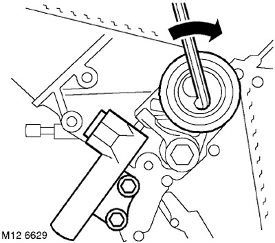 Piston grup kv6 curea de distribuție centură - demontare și instalare (freelander 1)