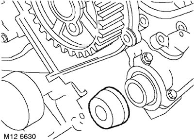 Piston grup kv6 curea de distribuție centură - demontare și instalare (freelander 1)