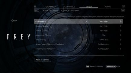 Prey a PC jól működik, mint a változás fov segítségével - megtévesztés