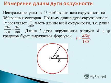 Prezentarea pe tema circumferintei unui cerc este numarul la care sunt inscriptionate perimetrele