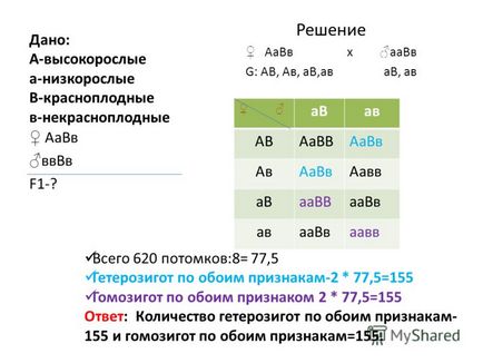 Презентація на тему семінар вчителів-біології - рішення генетичних завдань - вчитель біології